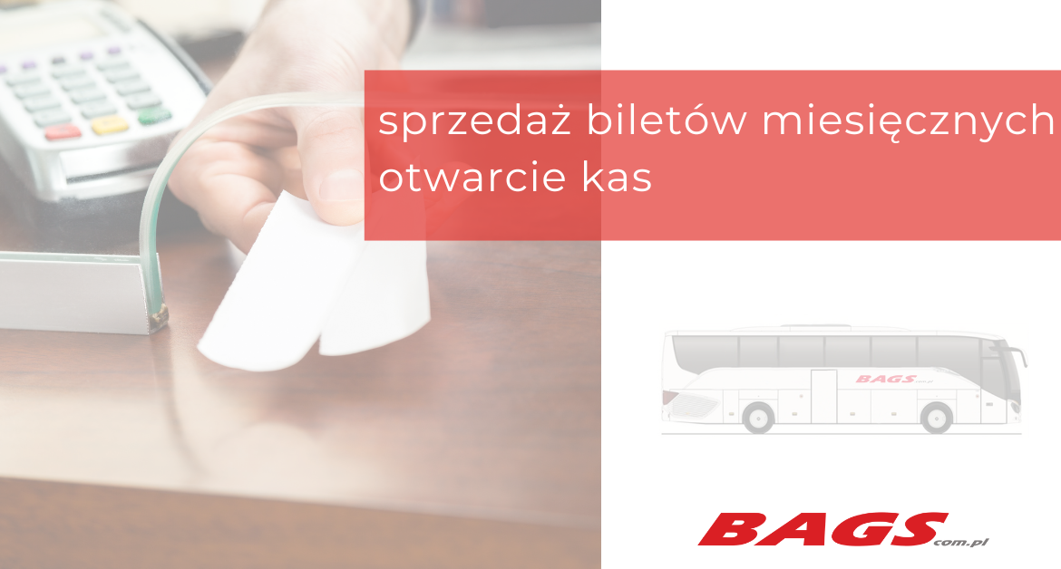 Sprzedaż biletów miesięcznych – Marzec 2026